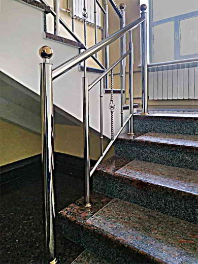 Перила из нержавейки в Киеве, Перила з нержавійки в Києві