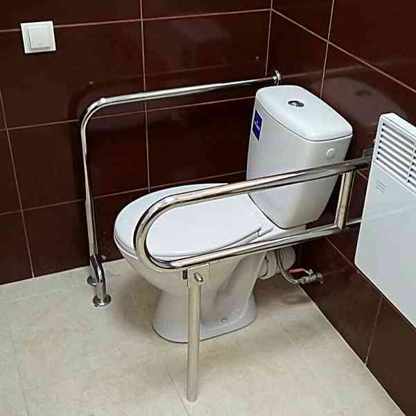 Поручні для інвалідів, Поручні для МГН, Поручні в санвузол, Поручні для інвалідів в туалет, Поручні для умивальника