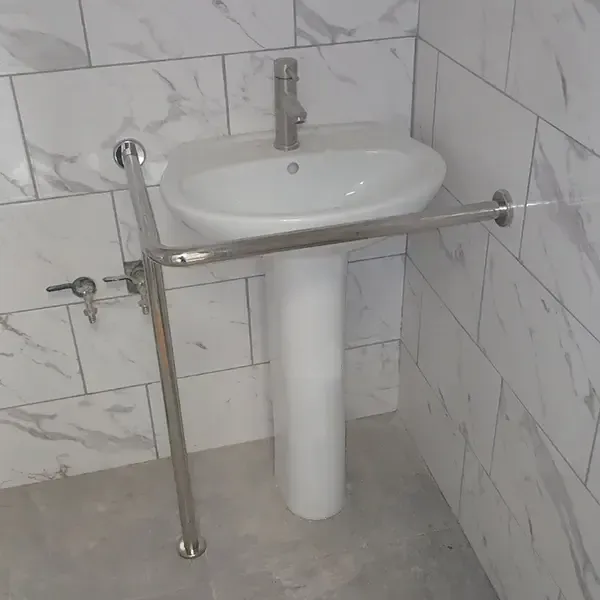 Поручні для інвалідів, Поручні для МГН, Поручні в санвузол, Поручні для інвалідів в туалет, Поручні для умивальника