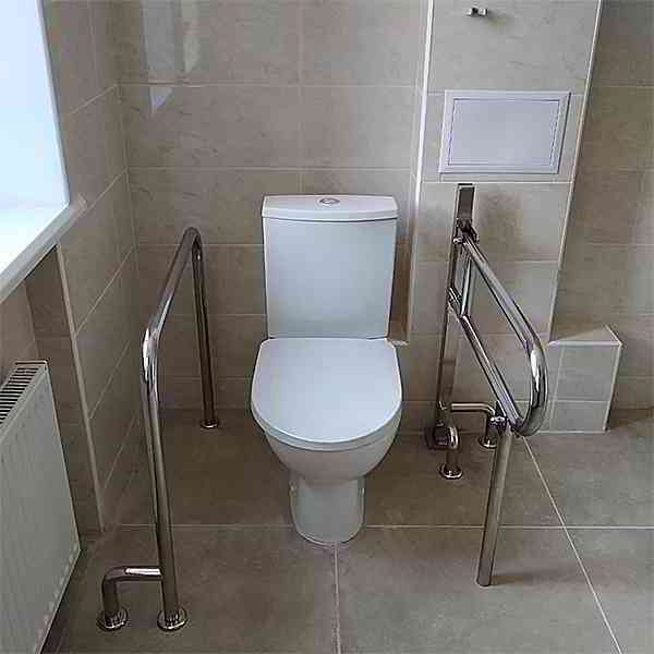 Поручні для інвалідів, Поручні для МГН, Поручні в санвузол, Поручні для інвалідів в туалет, Поручні для умивальника