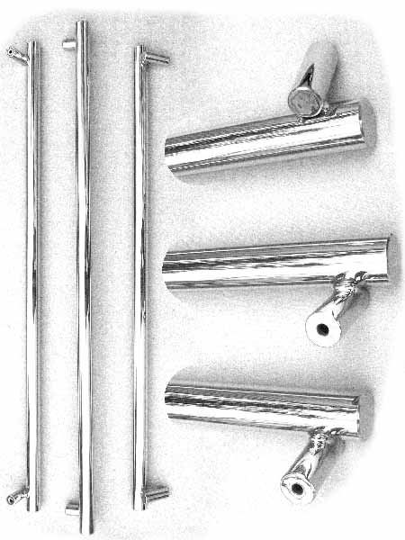 Ручки дверные из нержавейки - нержавеющей стали