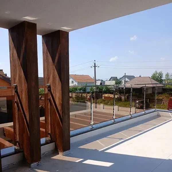 Скляні перила на терасу