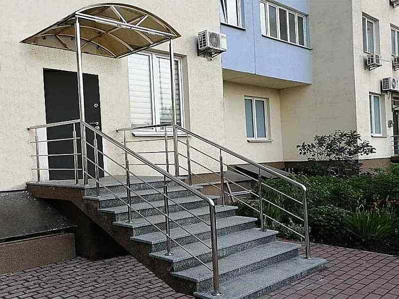 Перила в Киеве, перила, козырьки, навесы, нержавейка